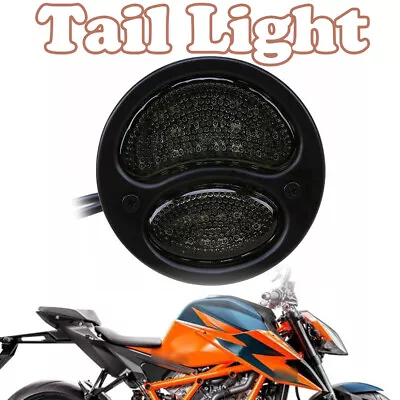 Rear Brake Tail Light Motorcycle New 12V For Harley Chopper Cafe Racer • $36.76