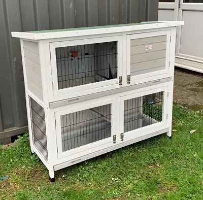 £99.99 • Buy Double Decker Rabbit / Guinea Pig Hutch Hutches Run Runs Bunny Business 3 Sizes
