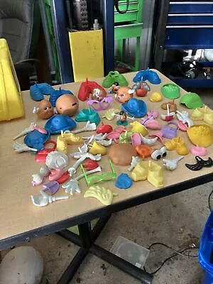 Huge Lot 60+Vintage Mr. Potato Head Replacement Parts Arms Nose Eyes Ears (F) • $19