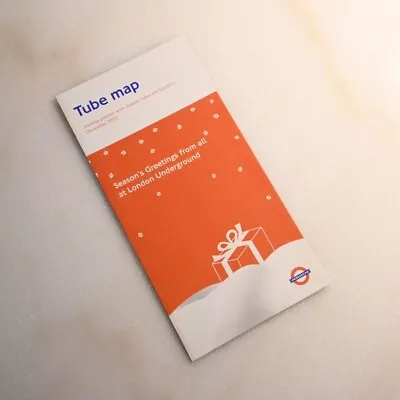 London Underground Tube Map December 2002 (Ref Version 08.02) • £6