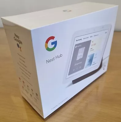 $199.90 • Buy NEW Google Nest Hub 7 Inches 2nd Generation Charcoal Smart Home Display Speaker