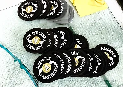 Blacks-Asshole Merit Badge Patch (Iron On) • $3.71