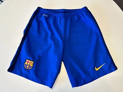 Nike FC Barcelona Blue Shorts - Size Medium 658786-471 • $20