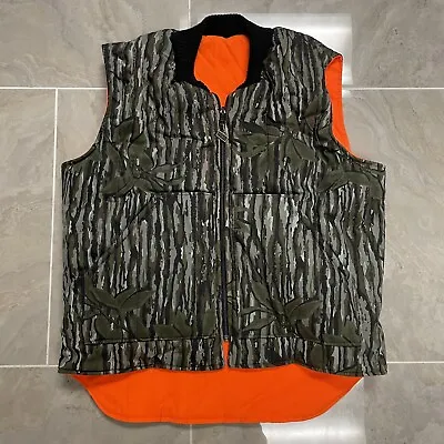 Walls Blizzard Pruf Insulated Duck Camo Hunting Vest Mens Size Large • $27.99