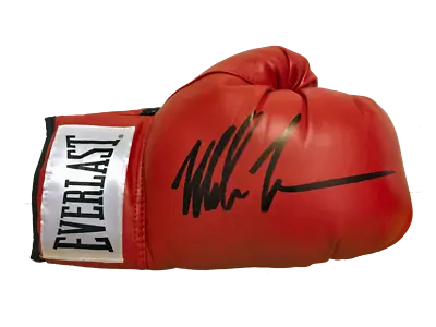 Iron Mike Tyson World Champion Signed Everlast Boxing Glove See Proof & Coa  • £199