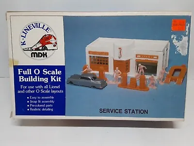 Vintage K-Lineville~ Full O Scale Buikding Kit~ Service Station  K-4072 • $29.99
