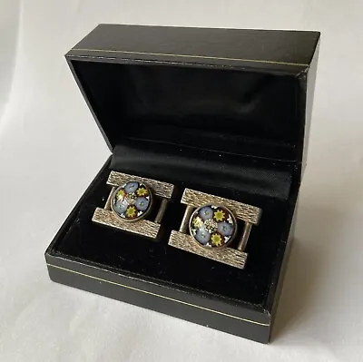Paul Ysart Cufflinks / Caithness Jewellery 1971 • £69