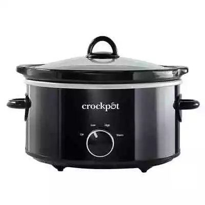 Crock-Pot 4-Quart Classic Slow Cooker Black • $25
