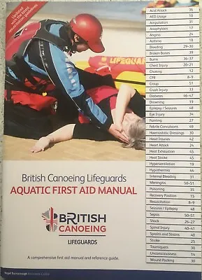 £5 • Buy Aquatic First Aid Course Manual - British Canoeing Lifeguards