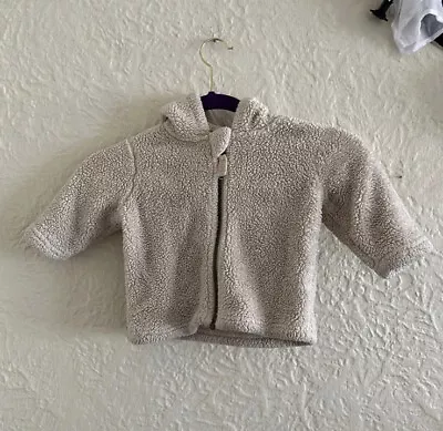 Hanna Andersson Plush Sherpa Teddy Bear Hoodie • $14