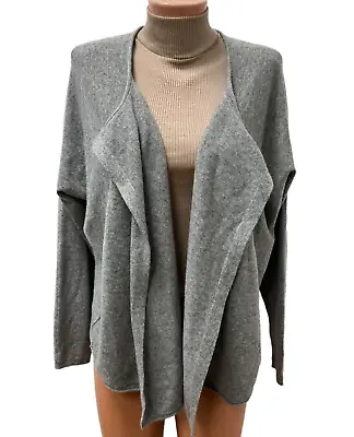 Women's Cardigan MARC O'POLO Size. L 100% CASHMERE Gray Waterfall • £46.48