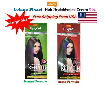 LOLANE PIXXEL Permanent Hair Straightening Straightener Cream Large Size 110g. • $19.90