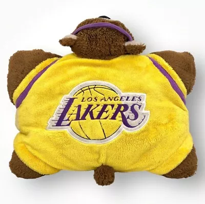 My Pillow Pets X NBA Los Angeles LAKERS Pillow Pet Plush Bear 2011! • $9.50