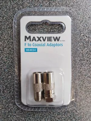 £3.25 • Buy Caravan/Motorhome Maxview Satellite F To Coax Adaptor - H84034