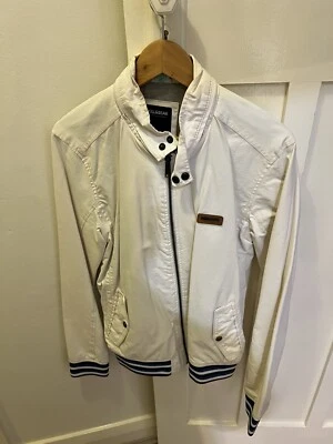 $44 • Buy Pull And Bear Summer Bomber Jacket White