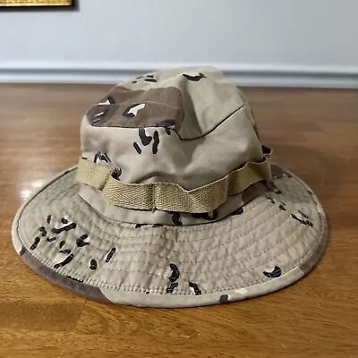 Vintage Desert Storm Style Camo Boonie Hat Adult Men’s XL Military Jungle • $13.99