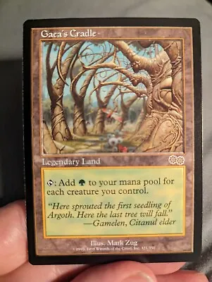 1x Gaea's Cradle NM English - Urza's Saga MTG Magic Reserved List Verified X1 • $849.99