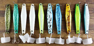 Candy Bar 5  Lure Iron Jr With Treble Hook LOT OF 10 • $72