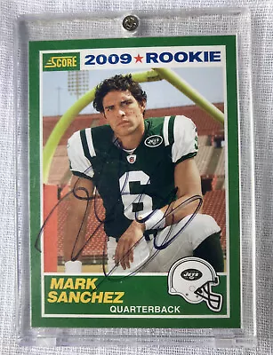 🏈2009 Score Inscriptions Mark Sanchez Auto Rc Rookie CardNY Jets NYJ Autograph • $24.89