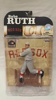 McFARLANE MLB COOPERSTOWN COLLECTION BOSTON RED SOX BABE RUTH VARIANT FIGURE • $129.99