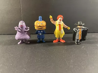 McDonalds Vintage Set Of 4 Figures 1985 Made In Canada Grimace Officer Big Mac • $29.43