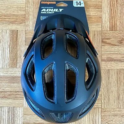 Mongoose Helmet Session Adult 14+ Bike Bicycling Black Dial Adjustable Skate • $17.84