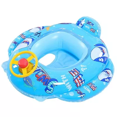 Inflatable Baby Swimming Floats With Steering Wheel 2-6 Years Old! • £6.49