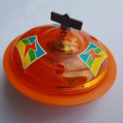 1970's Flying Saucer UFO Retro Space Toy Plastic Hong Kong VTG 10cm Battery Opp • £18.50