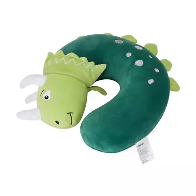 $13.95 • Buy Dino Neck Pillow - Green Child Head Neck Support Travel Comfort