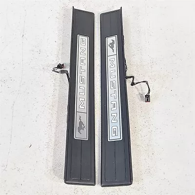 15-20 Mustang Gt Illuminated Door Sill Plate Covers Trim Pair Aa7144 • $65.55