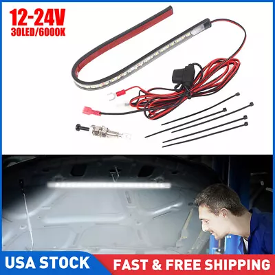 LED Truck Under Hood Engine Bay Light Strip Car Repair Automatic Switch Control • $11.99