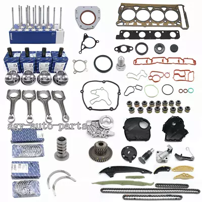 For VW Audi 2.0TFSI CDN CCZ OEM Engine Overhaul Rebuild Kit & Con Rods Set 23mm • $469.99