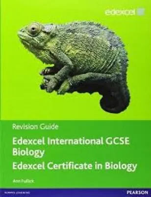 Edexcel International GCSE (IGCSE) Biology Revision Guide With Student CD-Ann F • £5