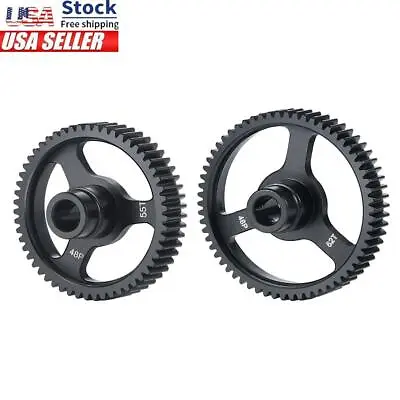 45# Steel Spur Gear 55T / 62T 48P For 1/10 4-Tec 2.0 RC Car Upgrade • $14.99