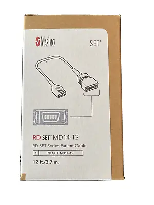 Masimo 4081 MD14-12 RD SET Series Patient Cable 12 Ft/3.7m Brand New • $50