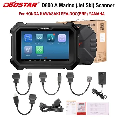 OBDSTAR D800 A Marine Diagnostic Tool For Jet Ski SEA-DOO YAMAHA HONDA KAWASAKI • $1561.99