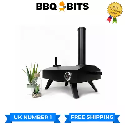 12  Pizza Oven Wood Fired Pellet Portable Tabletop BBQ Outdoor Garden UK Stock • £99