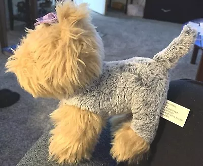Scottie Dog Plush Stuffed Animal Fluffy Fuzzy Furry Toy 8  Puppy Soft Unique • $3.50