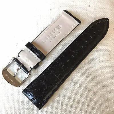 Genuine Crocodile Mens Leather Watch Strap - Links Of London - 22mm - NEW  • £14.99