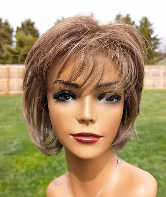 Gabor Gala Luxury LACE FRONT MONO TOP Wig G11+MochaMist?? • $49.99