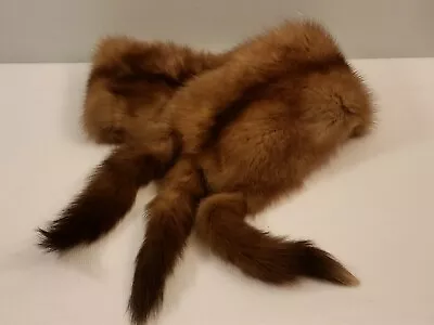 Vintage Genuine Mink Fur Stole / Scarf  33.5 (41 ) • $30