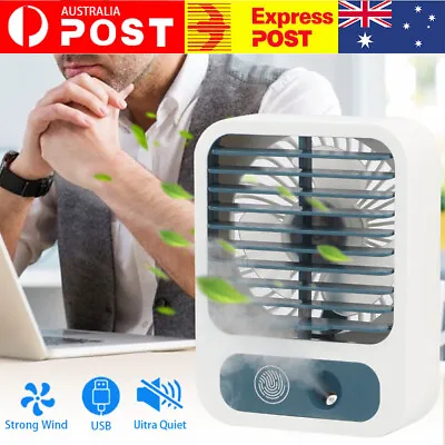 $19.90 • Buy New USB Powered Fan Cooling Mini Air Conditioner Portable Desktop Cooler