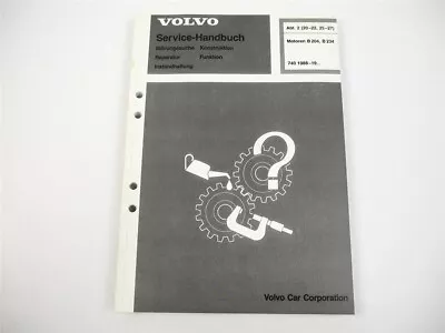 Shop Manual Volvo 740 From 1988 Engine B204 E B234F Repair Instructions • $42.57