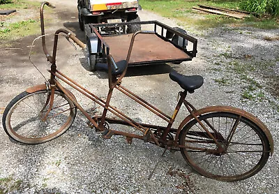 Western Flyer Tandem Bicycle Vintage 1967 Bike Built For Two • $124