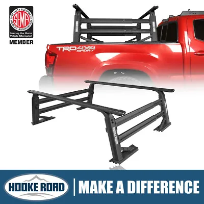 Hooke Road Black Aluminum Truck Bed Ladder Cargo Rack Universal Assembly Set • $899.17