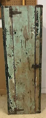 Antique Primitive Kitchen Cabinet Farmhouse Pantry Original Green Paint  • $149.99