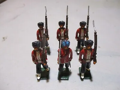 Marlborough Military Models Six Piece Marching Infantry Figure Set • $90
