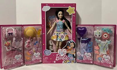 My First Barbie Preschool Doll Renee With 13.5-inch Soft Posable Body Outfit LOT • $44.99