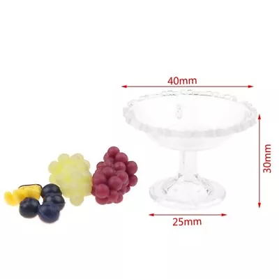 Kitchen 1/6 Scale Dollhouse Miniature Dessert Pan Cake Stand Tray Fruit 11.5  • $5.49