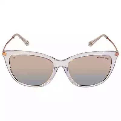 Michael Kors Dublin Rose Gold Polarized Cat Eye Ladies Sunglasses MK2150U 3005M5 • $65.98
